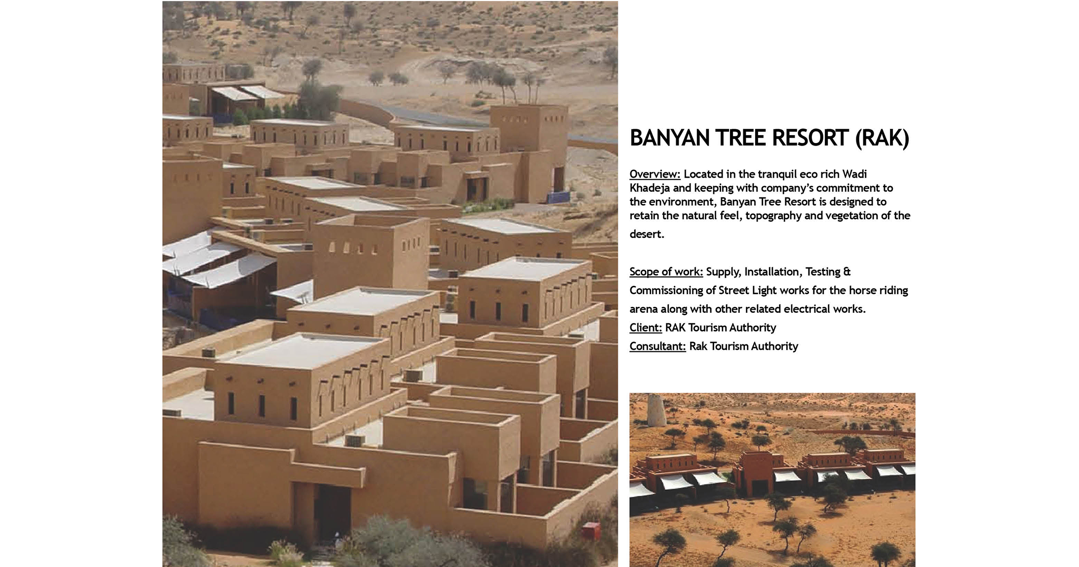 BANYAN TREE RESORT (RAK) Electron